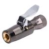 Locking   Chuck 300 PSI 1Celsius4in FNPT Heavy Duty Closed   Brass Straight Lock On Tire Chuck for Tire Inflator Gauge