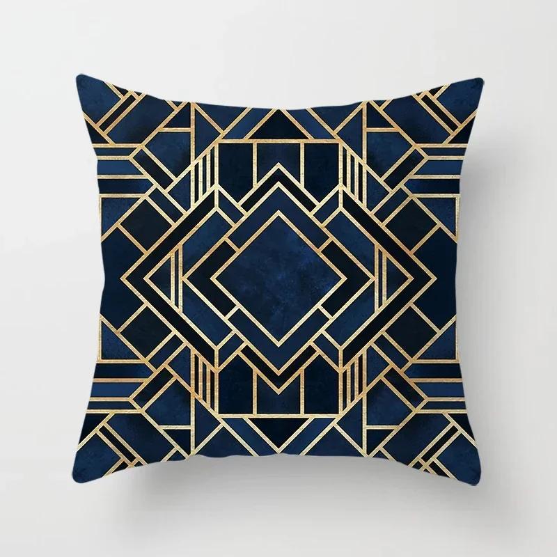 Geometriskt Mönster Kudde Dekoration Hem Soffa Kuddfodral Säng Lyx