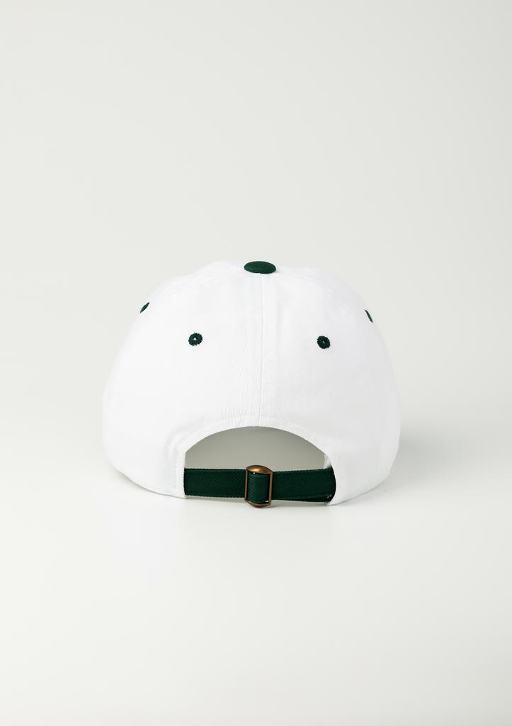 Moningkeopileonkeulleob Morning Round Logo Two-Tone Ball Cap Green