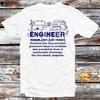 Engineer Noun Slogan Joke Cool Saying Sarcastic Wizard  T Shirt B551