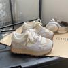 Children's sports shoes 2025 spring and autumn new boys' shoes girls' dad shoes breathable mesh Forrest Gump shoes trendy brand