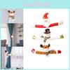 Cute Christmas Curtain Buckles In Small Sizes With Santa Snowman And Reindeer Character Styles
