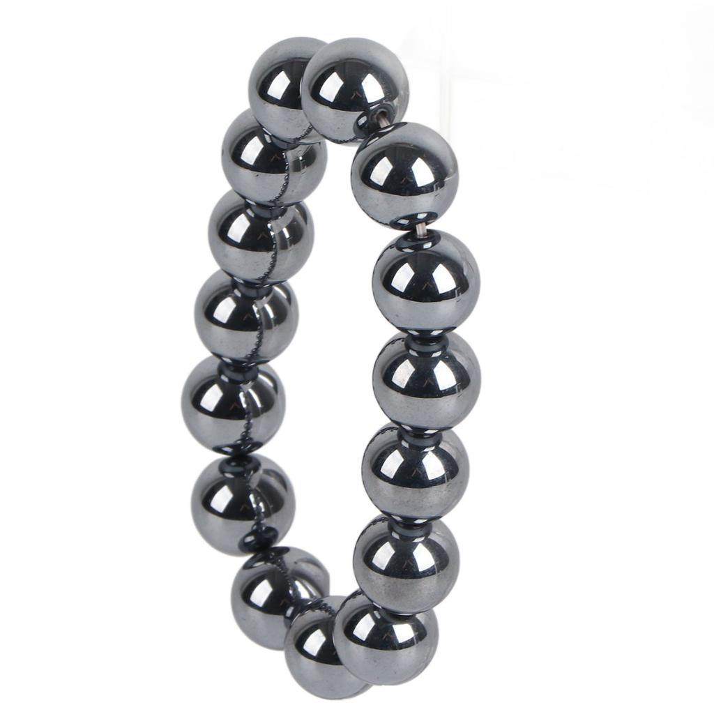 Terahertz Bracelet   Round Beads Unisex Terahertz Healing Stretch Bracelet