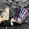 For Apple 17 Magnetic Phone Case for IPhone 16 Promax Skin Texture Matte 15 Half Transparent Anti Drop