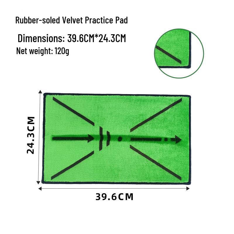 GRS Non-Slip Indoor/Outdoor Golf Ball Striking Putter Training Mat