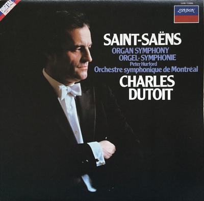 Disque Vinyle CAMILLE SAINTSANS ORCHESTRE SYM Symphonie pour orgue OrgelSymphonie LDR71090 London Records 1983 Canada Classique Occasion