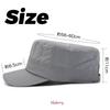 HABERI Mesh Work Solid Stylish for Perfect for Outdoor Sun Military One Size Fits Simple Short Brim One Light Cap, Color, Breathable, Men, Activities,
