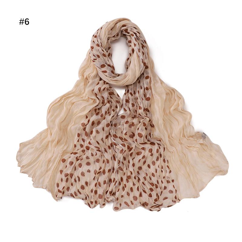 

НОВЫЙ Вуалевый Шарф с Леопардовым Принтом Женский Роскошный Платок Весенне-Летняя Мода Универсальная Женская Шаль 180X80CM