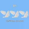 10Pcs Electric Planes Foam Model Accessories Nylon Pin Horn/ Zip Horns Without Screws 3 Hole/4 Hole RC Airplanes Parts