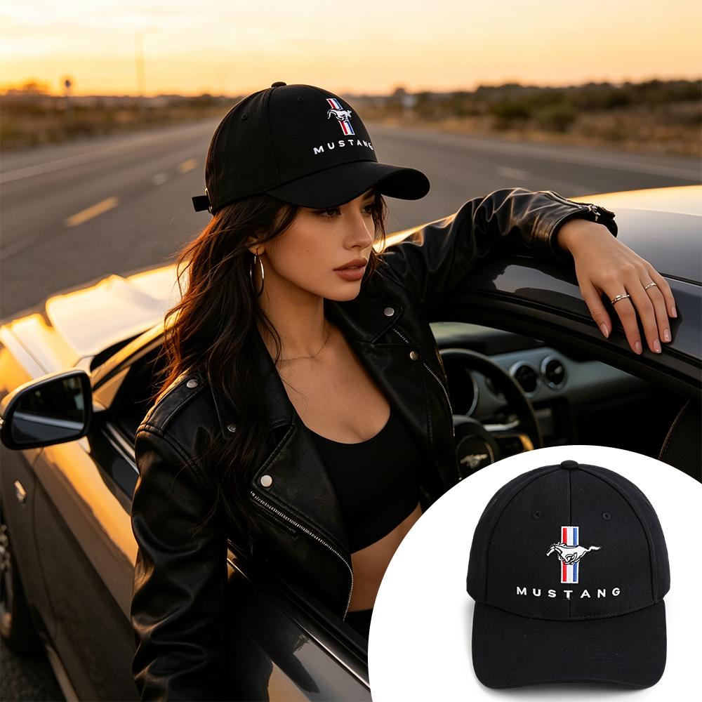 Adjustable Caps Emblem Accessories Ford Mustang Car Baseball Cap Casual Hat For focus 2 Mk7 Fiesta fusion mondeo Auto valve cap djzh66
