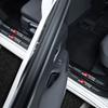 1/4/5Pcs Car Door Sill Scuff Plate Decor Carbon Fiber Stickers For S3 Gazoo Racing Avanza Alphard Scion Vellfire Hilux Aygo JH3