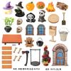 Halloween Mini Decoration Statue Doll House Mini Resin Craft Decorations Tiny Miniatures Dollhouse Ornaments Fairy Garden Décor