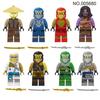 005680 M1810 M1808 M1637 Mirage Samurai Building Block Figurine Ninja Toy Bag