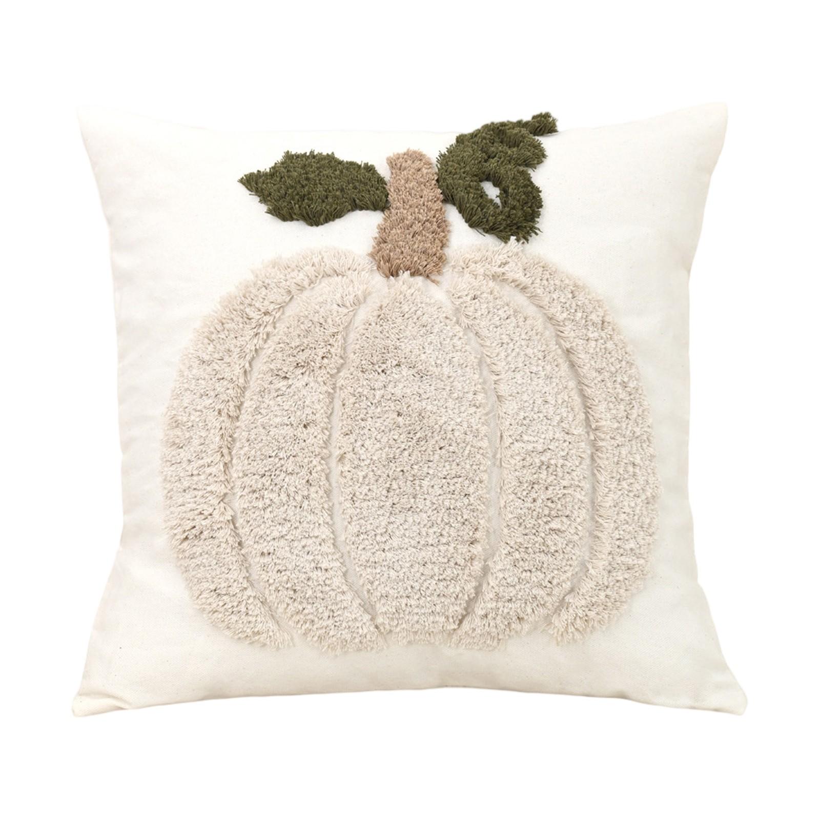 

Петельчатый тафтинг, трехмерная вышитая наволочка с тыквой, декоративная наволочка для дома, дивана. One Size