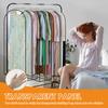 4Pcs Clothes Hanging Dust Cover Garment Bag with Side Zip Washable Clothes Bag for Wedding Dress Suit Coat Closet Wardrobe