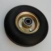 Heavy Duty Industrial & Mining Cart Swivel Caster Wheel, 350-4 Large Solid Rubber Hand Truck Wheel
