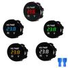 DC 5V-48V Digital Voltage Meter Car Motorcycle Voltmeter Voltage Tester for Car Auto Motorcycle ATV Boat 12V 24V 36V Waterproof