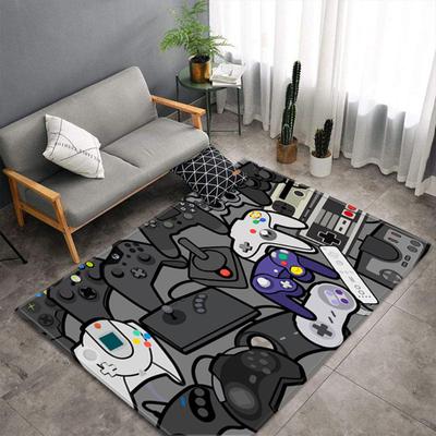 Game Console Carpet for Household Gaming Room Area Cloakroom Bedroom Bedside Soft Big Size Mats Coffee Tables Decor Foot Rug