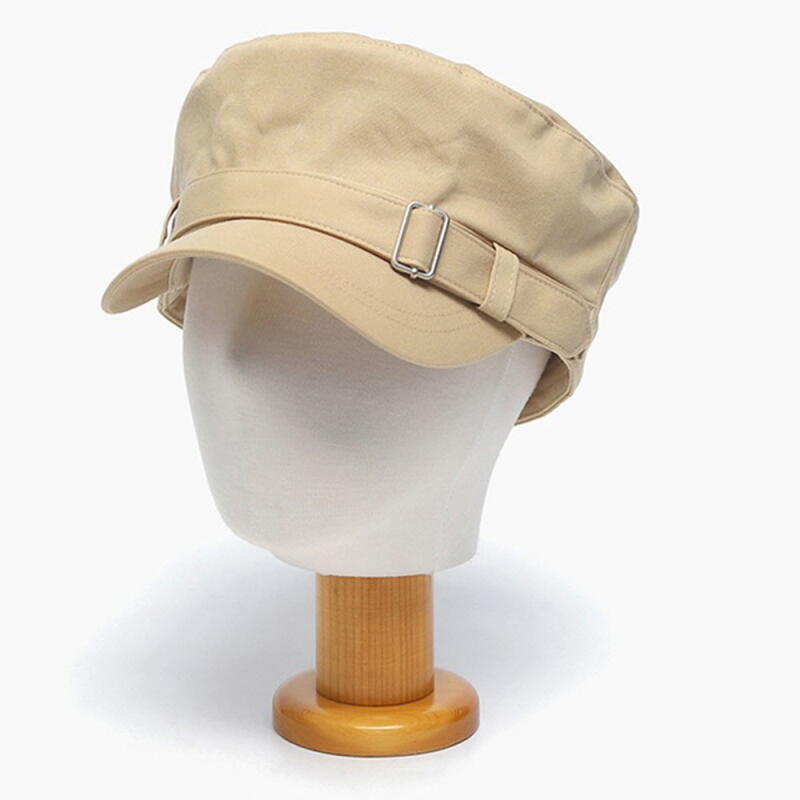 Женская бежевая минималистичная шляпа C8178_Black