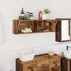 VidaXL Wall-mounted Bathroom Cabinet Old Wood 100x25x30cm Engineered Wood 860101