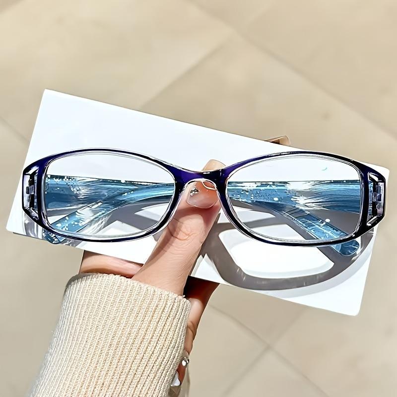 Modische und trendige kleine Box Damen Anti-Blaulicht Lese moderne praktische leichte hochwertige Brille