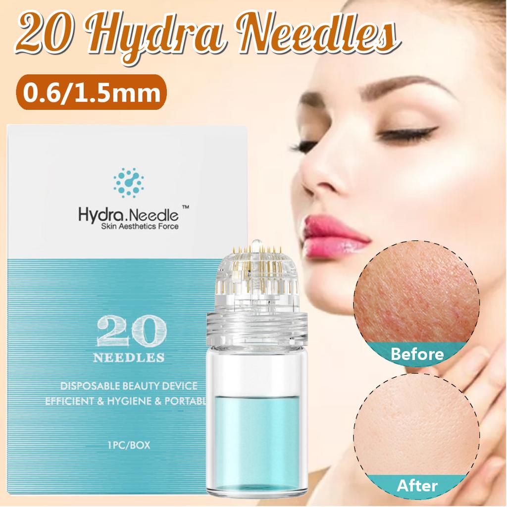 Buy Hydra 20 Titanium Microneedle Applicator Bottle Reusable Auto Gold Derma Stamp Roller