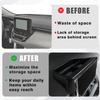 Muslogy Dashboard Storage Organizer Fits For -2024 2025 Toyota Corolla & -2025 Corolla Cross Accessories Non-Slip Ert Behind Screen For 8-Inch Touch