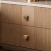 Modern Single-Hole Zinc Alloy Round  Pulls Cupboard Wardrobe TV Cabinet Entryway Cabinet Nightstand Handle Furniture Hardware