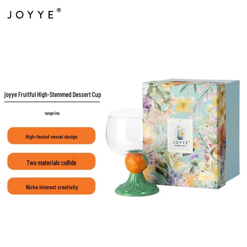 JOYYE Fruitful Ceramic High-Foot Dessert Cup