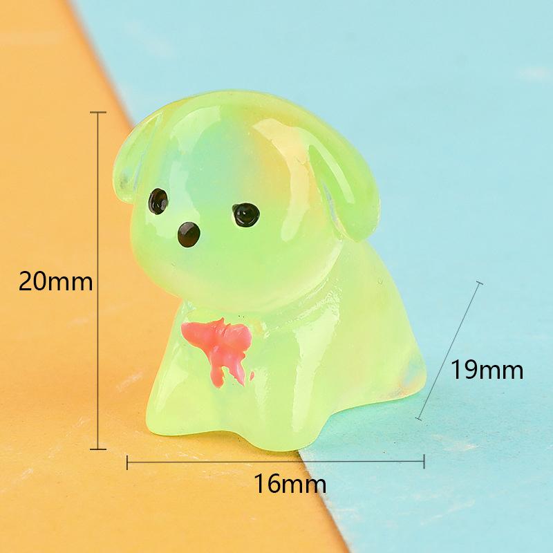 Cartoon Niedlicher Welpe Kleine Ornamente Kreative Mini-Welpen Harz-Handwerk Kreatives Tier-Modell DIY Heimdeko Zubehör