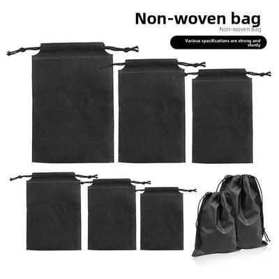 Vliesstoff-Verpackungsbeutel, Schuhbeutel, staubdichte Aufbewahrungsbeutel, Doppelkordelzug-Bündelmund-Kordelzug-Vliesstoff-Veredelungsbeutel