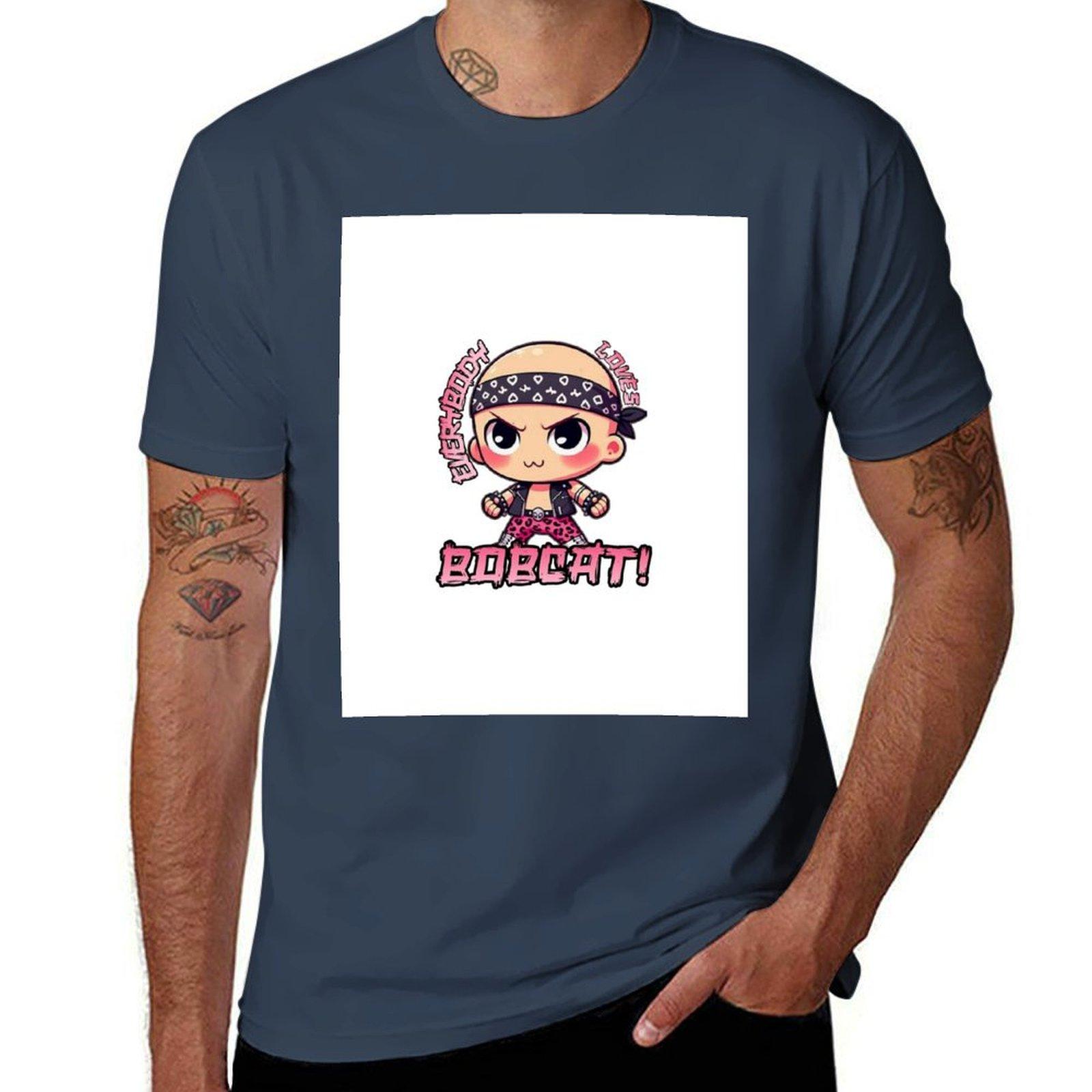 Everybody Loves Bobcat Tshirt Uv Protection Outdoor Tee Shirt S