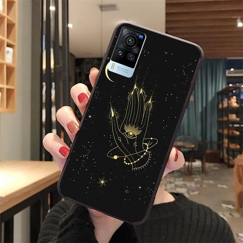 

Ведьмы луна Таро Тайна Тотемный чехол для VIVO V21E V21 V23 V23E V2109 Y53S Y33S Y55 Y76 Y31 Y21 Y72 Y01 Y21S Y11S VIVO Y31