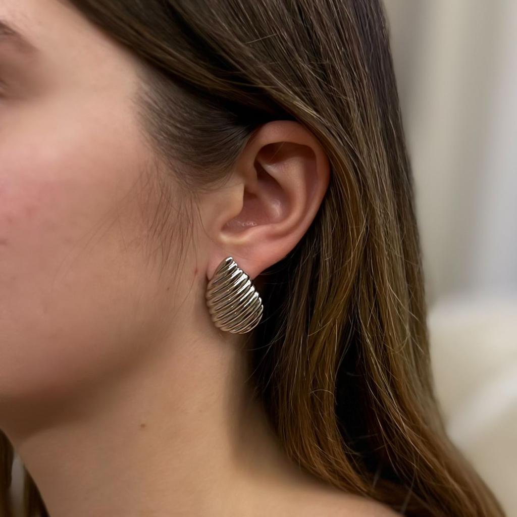 Серебряные серьги без камней (2175414)