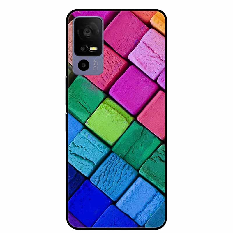 For TCL 40 R 5G Case Fashion Marble Soft TPU Silicon Back Cover for TCL 40R T771K T771H Phone Cases Protect Funda Shells Paras
