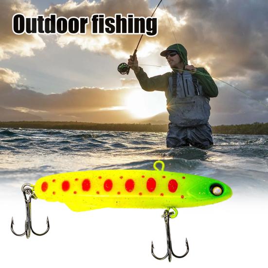 7cm/8cm rybářská návnada s trojháčkem Realisticky vypadající zářivá barva Kompaktní velikost Přenosná slaná bionická návnada Swimbait