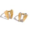 Yori Minimalist Stainless Steel Angel Wing Adjustable Opening Ring for Women Charm Finger Jewelry Gift Accessories 2026