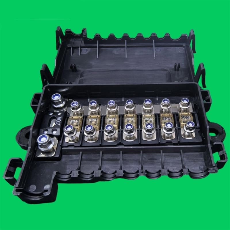 Universal Automotive Fuses Box Heat Dissipation Metal Plastic Construction For Electrical Systems Boat Car Protection