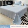 Minimalist Striped Bed Sheet Soft Household & Student Dorm Single Double Bed Bedding