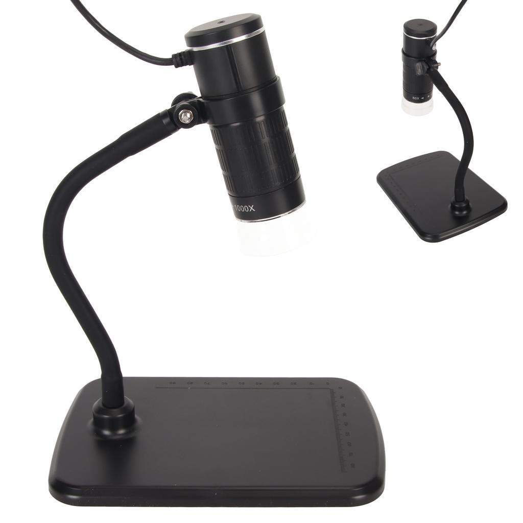 3 in 1 USB Digital Microscope with Stand 50 to 1000X 640x480 Handheld USB HD Inspection Camera for Android for Windows
