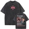 Alvaro Diaz Omakase Album Tour 2026 Vintage Washed T Shirt Men Women Fashion Harajuku Street T-shirts Summer Tops O-Neck T-shirt