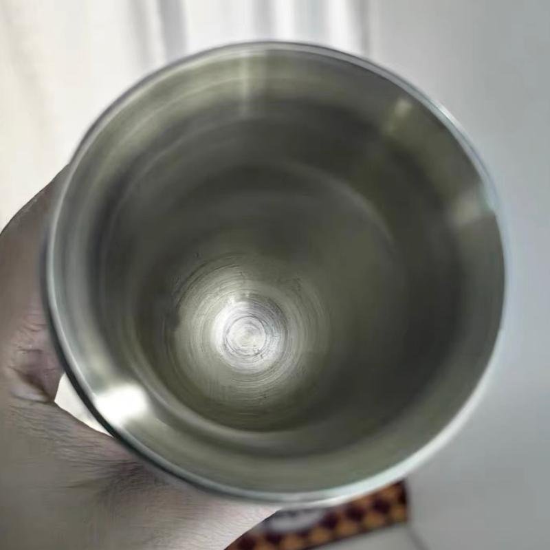 European-Style Vintage Wine Glasses,Carved Castle Texture Spirit Vodka Cup,Bronze Portable Spirits Goblet,Wedding Decoration