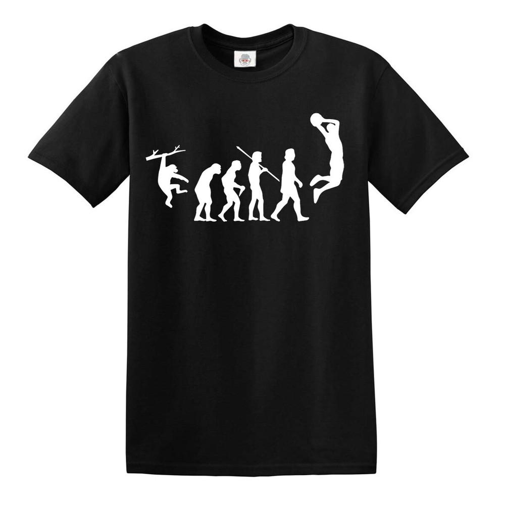 The evolution of basketball tshirt funny christmas gift top tee tshirt