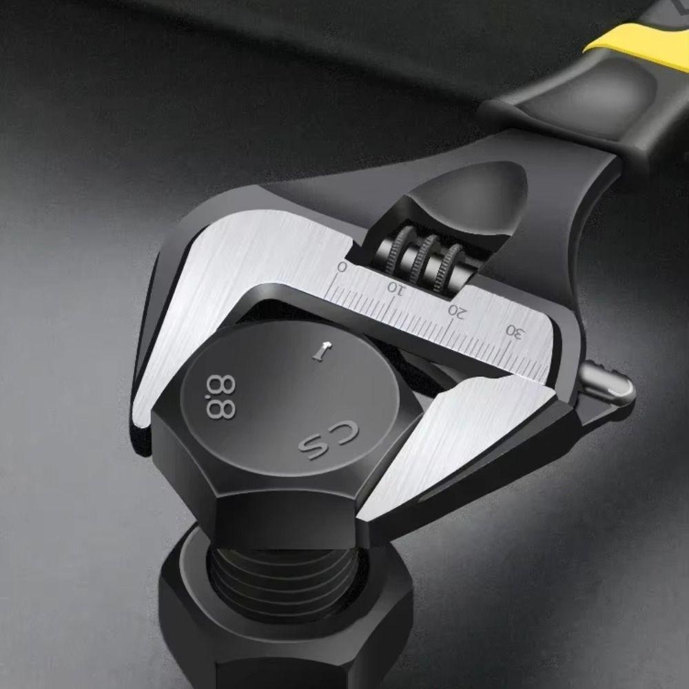 CR-V Universal Spanner Large  Opening Bathroom Wrench Multi Tool Adjustable Wrench  Nut Wrenchhold