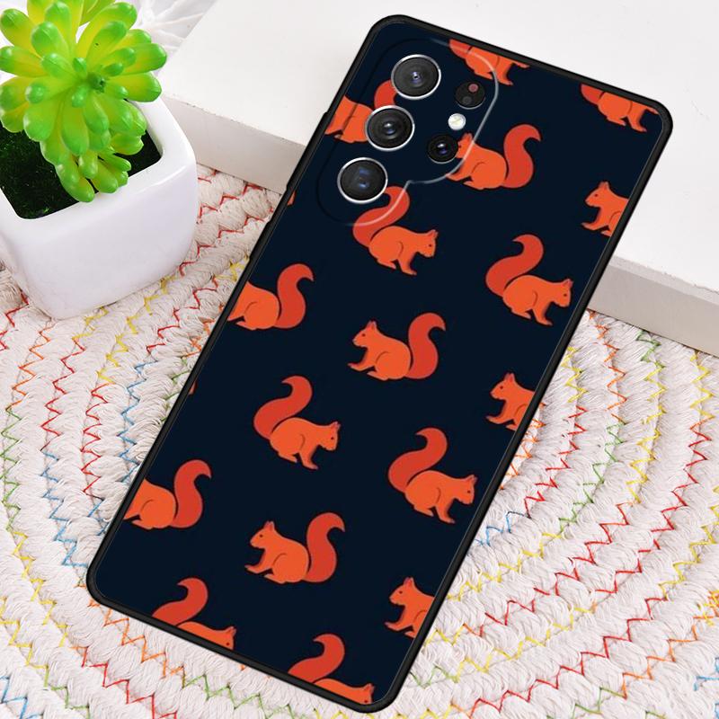 Cartoon Animal Squirrel Phone Case for Samsung Galaxy note 10 pro S26 Ultra S23 S24 FE S25 S21 S22 PLUS shockproof Cove