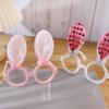Easter Party Sequin Rabbit Glasses Frames Prop Kids Girls Birthday Party Gift Cute Bunny Ear Glasses Decoration Supplies 2025
