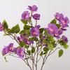 Long Branch Artificial Viola Tricolor Flower Plastic Real Touch Silk Heartsease Flowers Simulation Handmade Artificial Greenery
