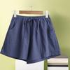 Sommer Shorts Hohe Taille Streetwear Schnell Trocknend Einfach Weiter Beinteil Damen Lässig Outdoor