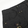 Mens Casual Pants Street Style Solid Color Cargo Trousers With Pocket Detail