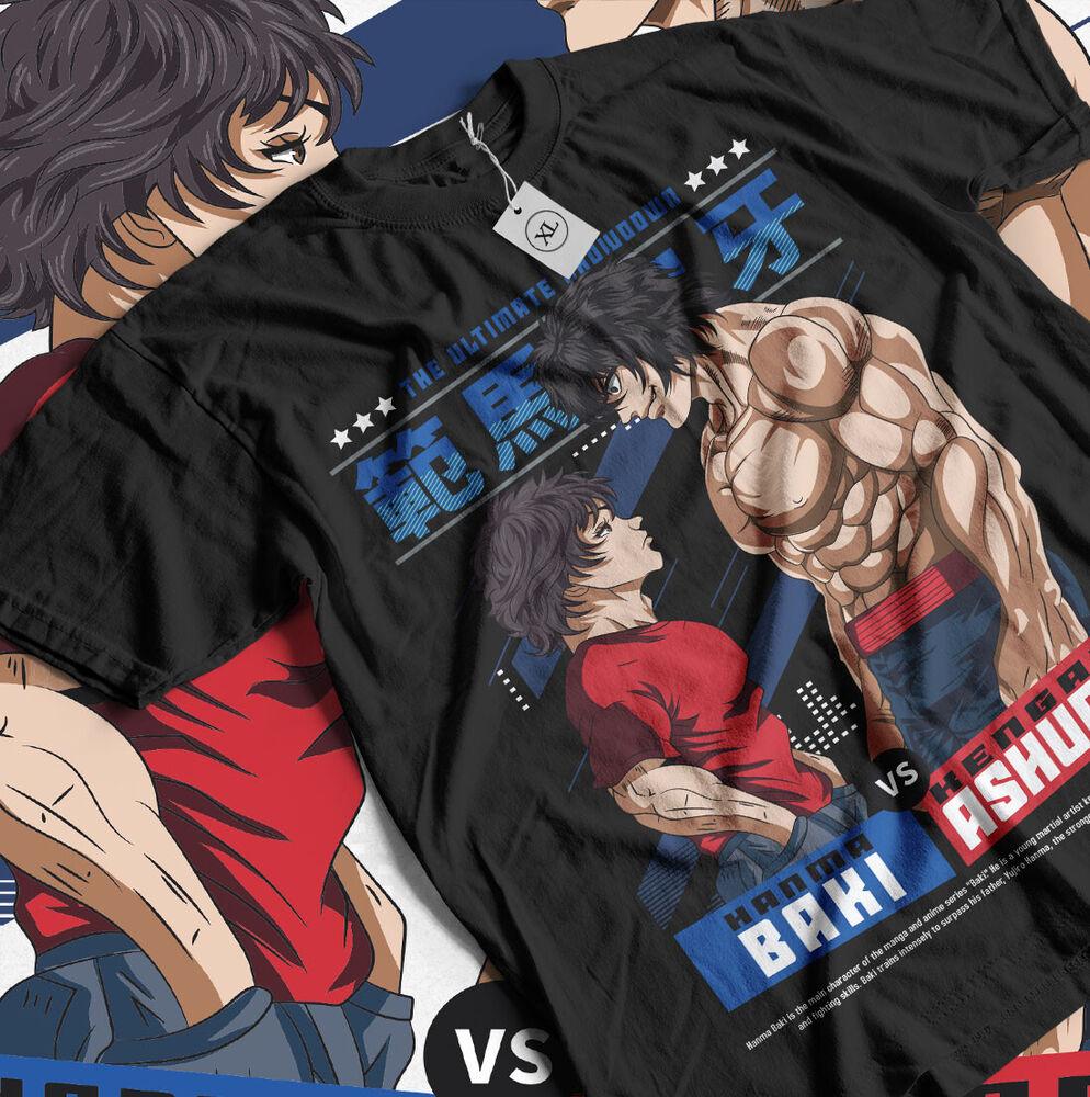 Baki Hanma Shirt The Grappler Tshirt Yujiro Martial Art Tee Anime Sport T-Shirt Unisex T-Shirt